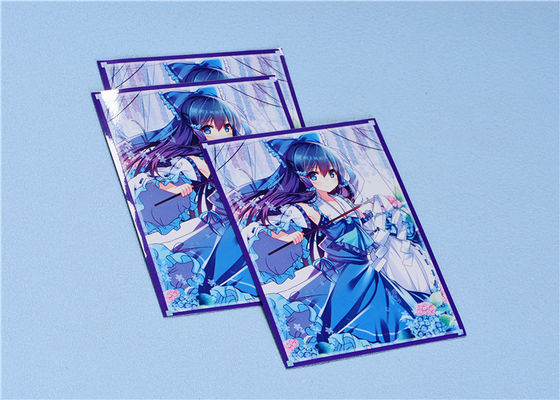 Zero PVC Custom Tcg Card Sleeves 66x91 Pencetakan Gravure Aman Arsip