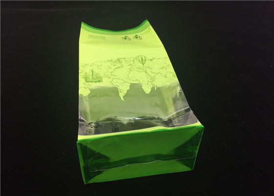 40 Micron Square Bottom Cellophane Bags Heat Seal Ringan Untuk Memperlakukan