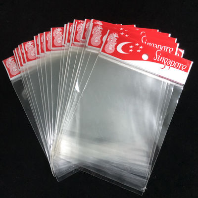 Heat Seal Bopp Poly Bags, Opp Self Adhesive Clear Plastic Bag OEM Tersedia